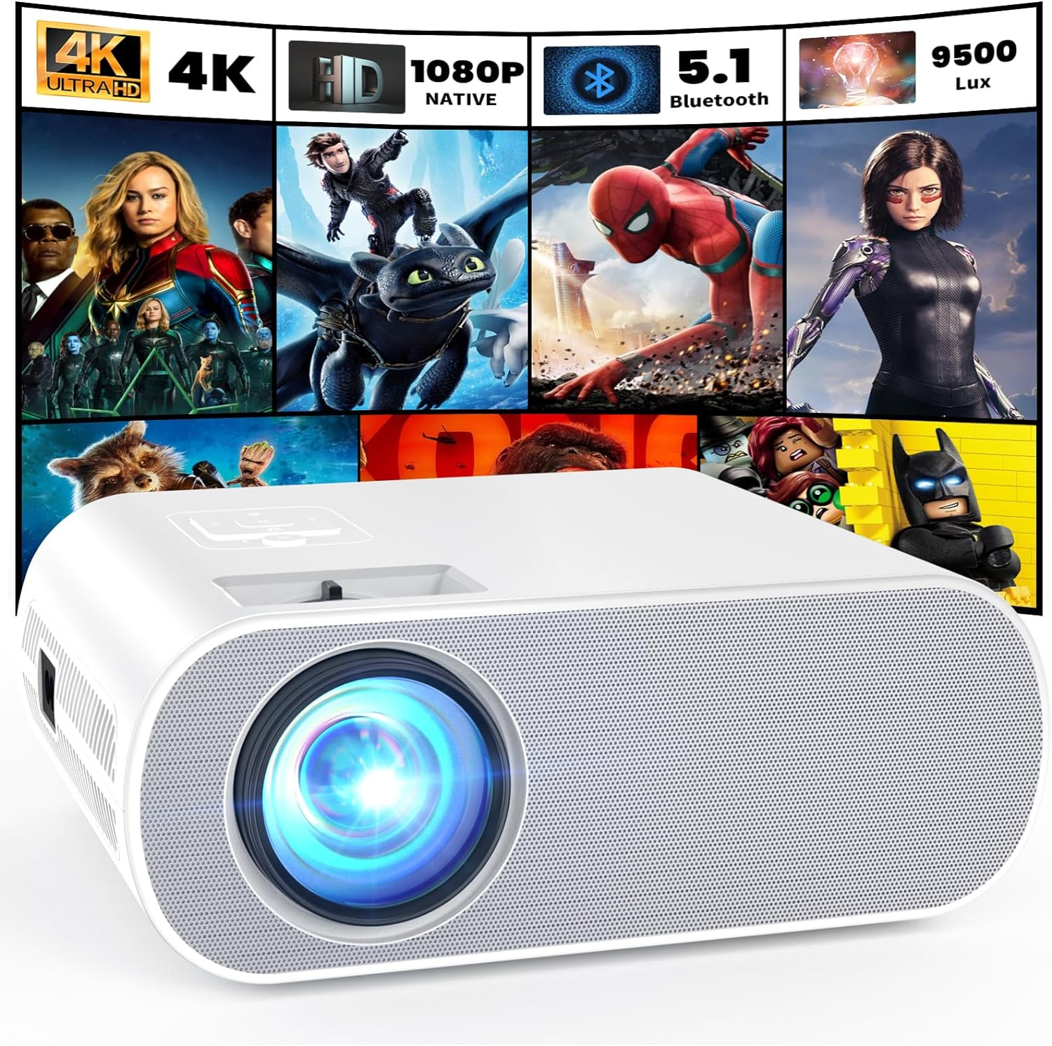 The Bluetooth Full HD Mini Projector